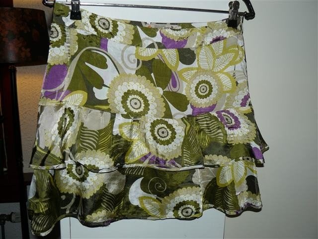 1796 Sissy Boy mt 36 nieuw rok roezels bloemen groen, Verzenden, Nieuw, Sissy-Boy, Maat 36 (S)
