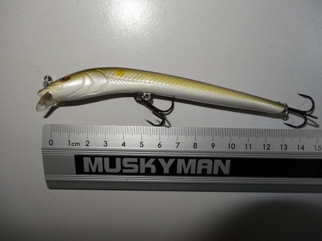 Kunstaas: Sébile Slender Eel 126 Suspending pluggen, Watersport en Boten, Verzenden, Gebruikt, Overige typen
