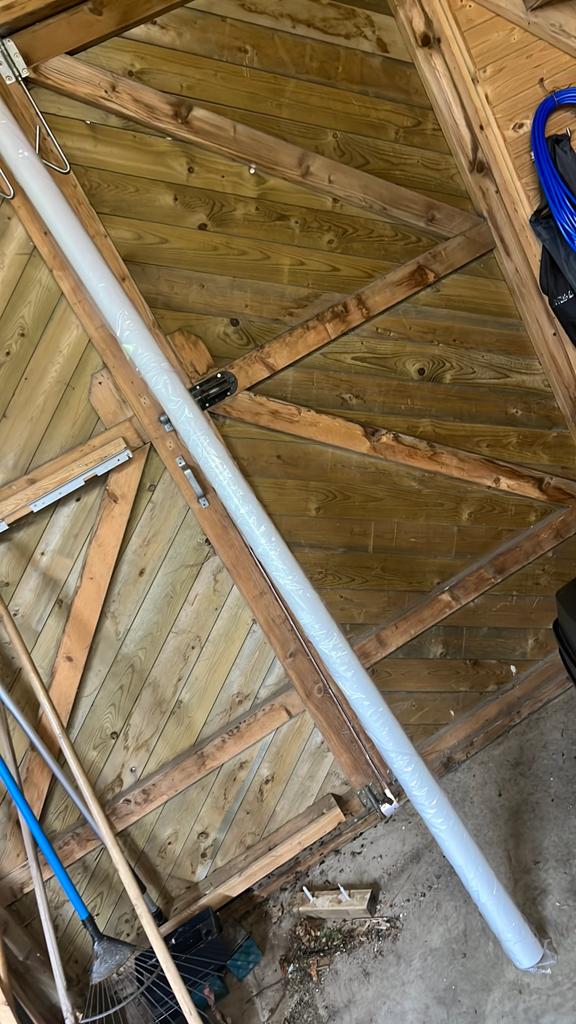Pvc pijp wit rond 75 255 lang, Ophalen, Nieuw