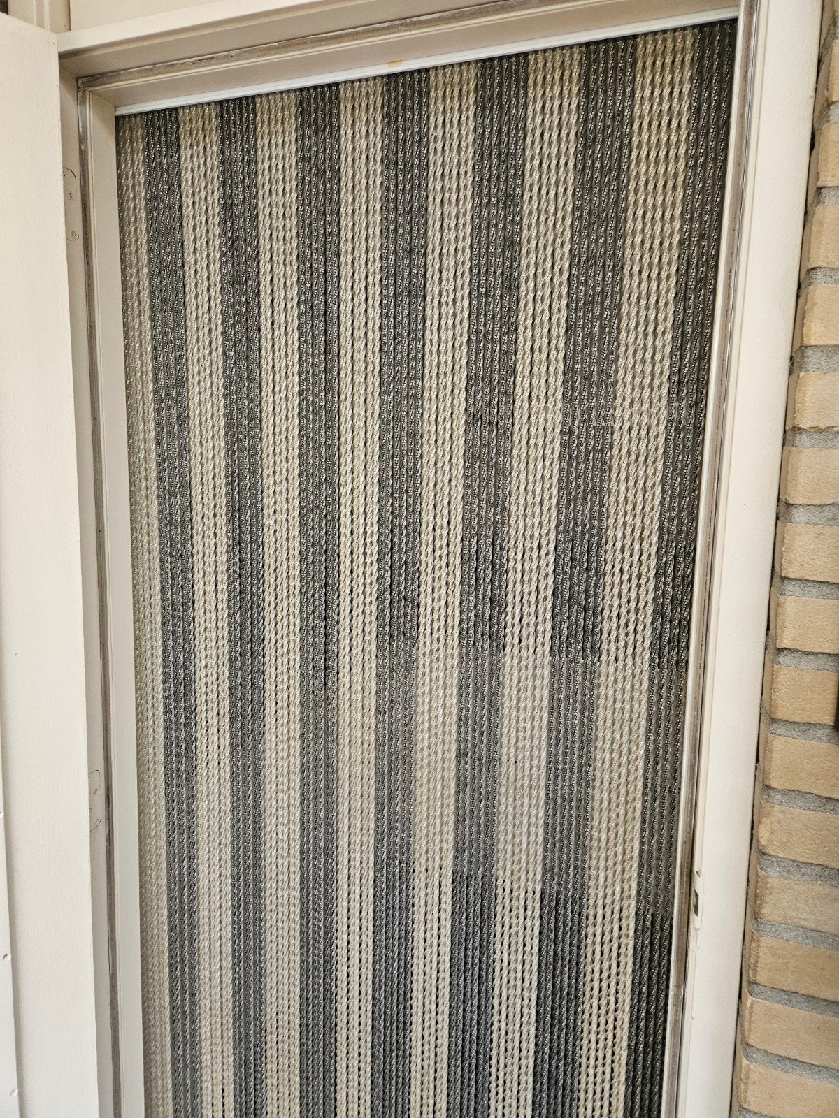te koop vliegengordijn,  voor deur 201x83 cm, Ophalen, 201 cm, Wit, 83 cm