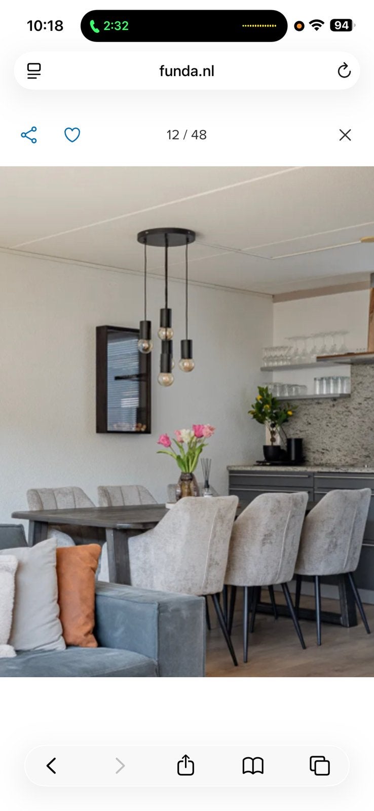 Eetkamertafel lamp, Ophalen, Zo goed als nieuw