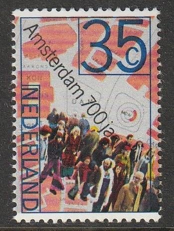 Nederland 1975 1067 Amsterdam 700 jaar 35c, Postfris, Postzegels en Munten, Ophalen of Verzenden, Na 1940, Postfris