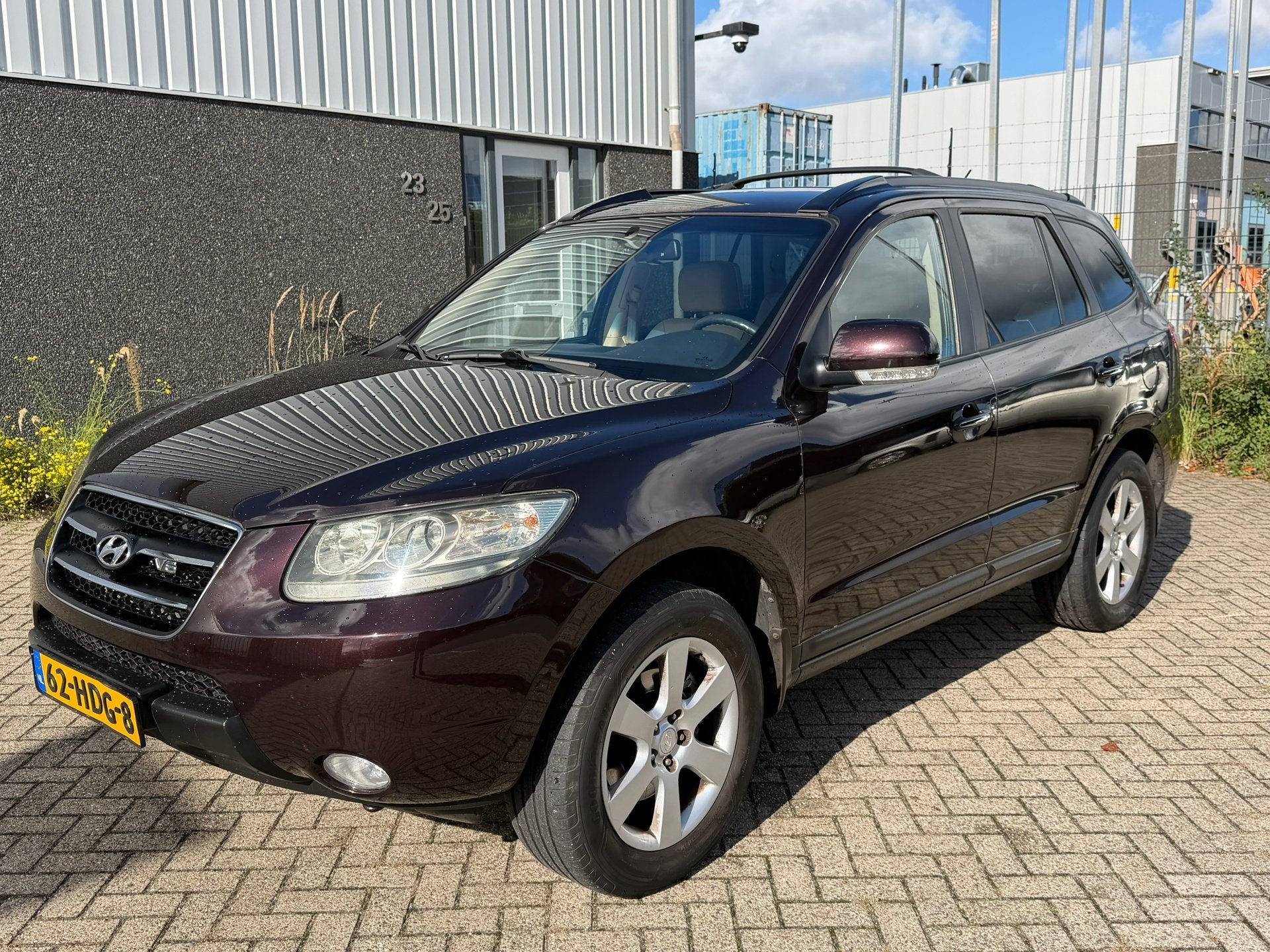 Hyundai Santa Fe 2.7i V6 4WD Supreme 7p Automaat 2008 Leer C, Auto's, Automaat, Santa Fe, Gebruikt, 2000 kg