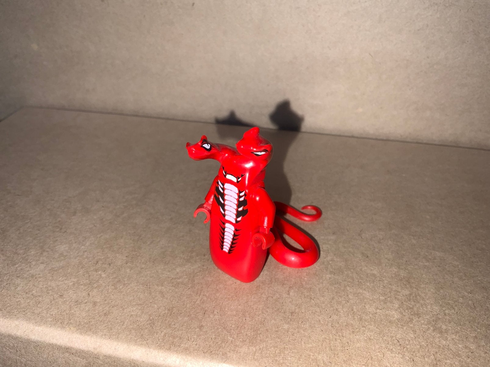 Lego  njo0049 Ninjago Rode Tweekoppige Draak Minifiguur, Inclusief minifiguren, Lego, Ophalen of Verzenden, Zo goed als nieuw