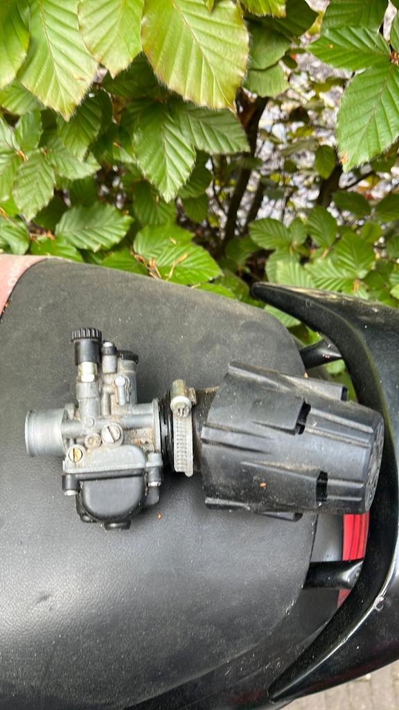 21mm carburateur met polini powerfilter, Ophalen of Verzenden, Gebruikt, Carburateur
