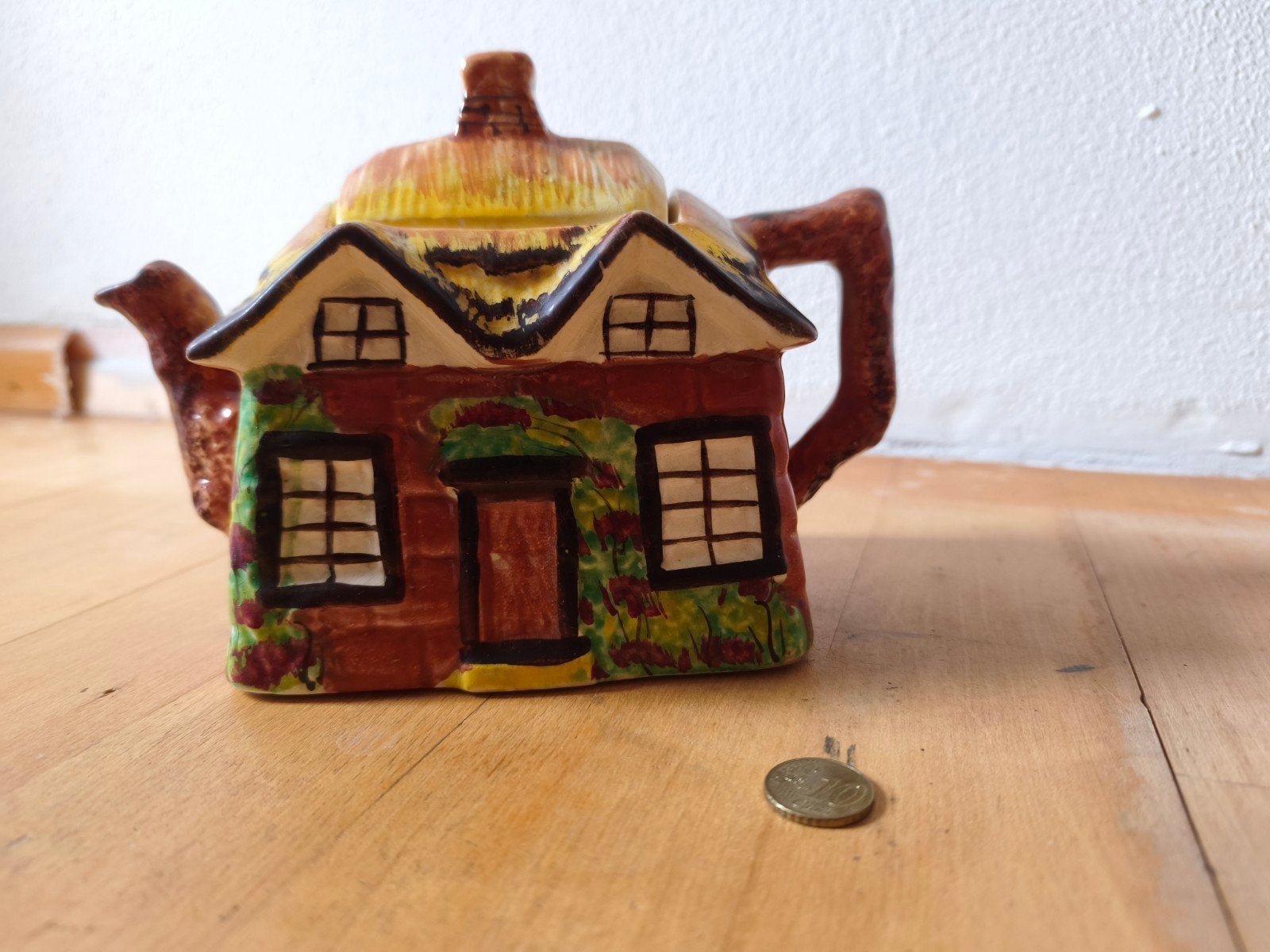 Vintage Cottage Theepot - Charmant Huisje Design, Ophalen