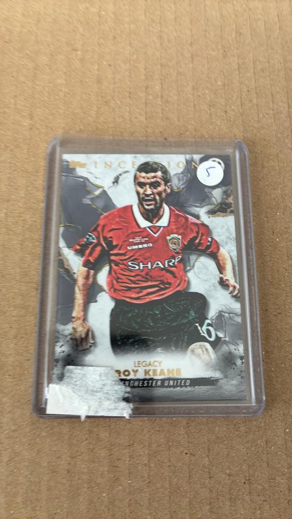 Topps card roy keane man utd, Ophalen of Verzenden, Zo goed als nieuw, Plaatje