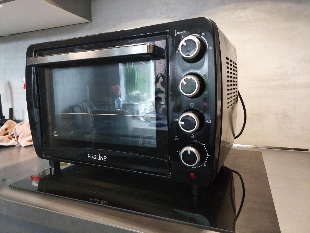 mini oven, Witgoed en Apparatuur, Ovens, Ophalen, Minder dan 45 cm, Magnetronfunctie, Draaiplateau