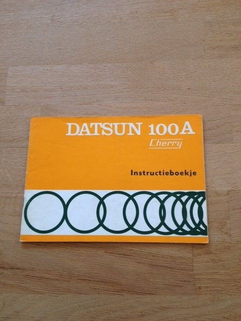 Datsun 100A Cherry Instructieboekje  1979 - 1986  NL, Auto diversen, Ophalen of Verzenden