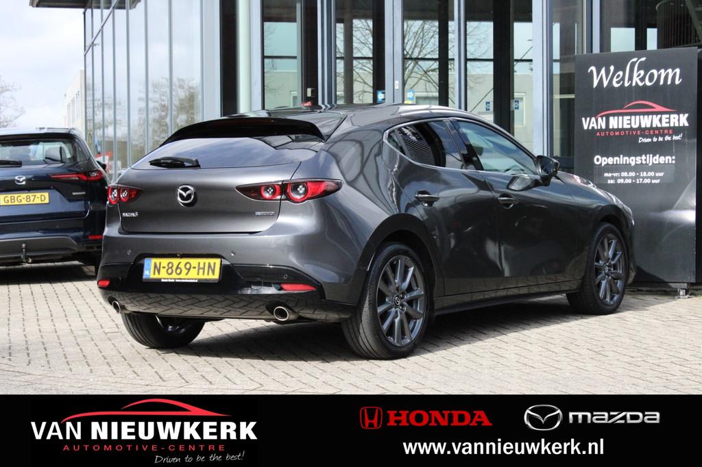 MAZDA 3 Hatchback Skyactiv-G 150pk Sportive | Navi&Carplay |, Auto's, Mazda, Keurmerk '100% Onderhouden', Stof, Gebruikt, 4 cilinders