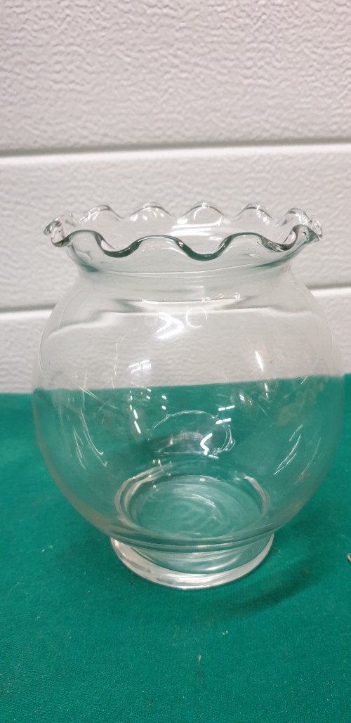 vaas vintage glas, Ophalen of Verzenden