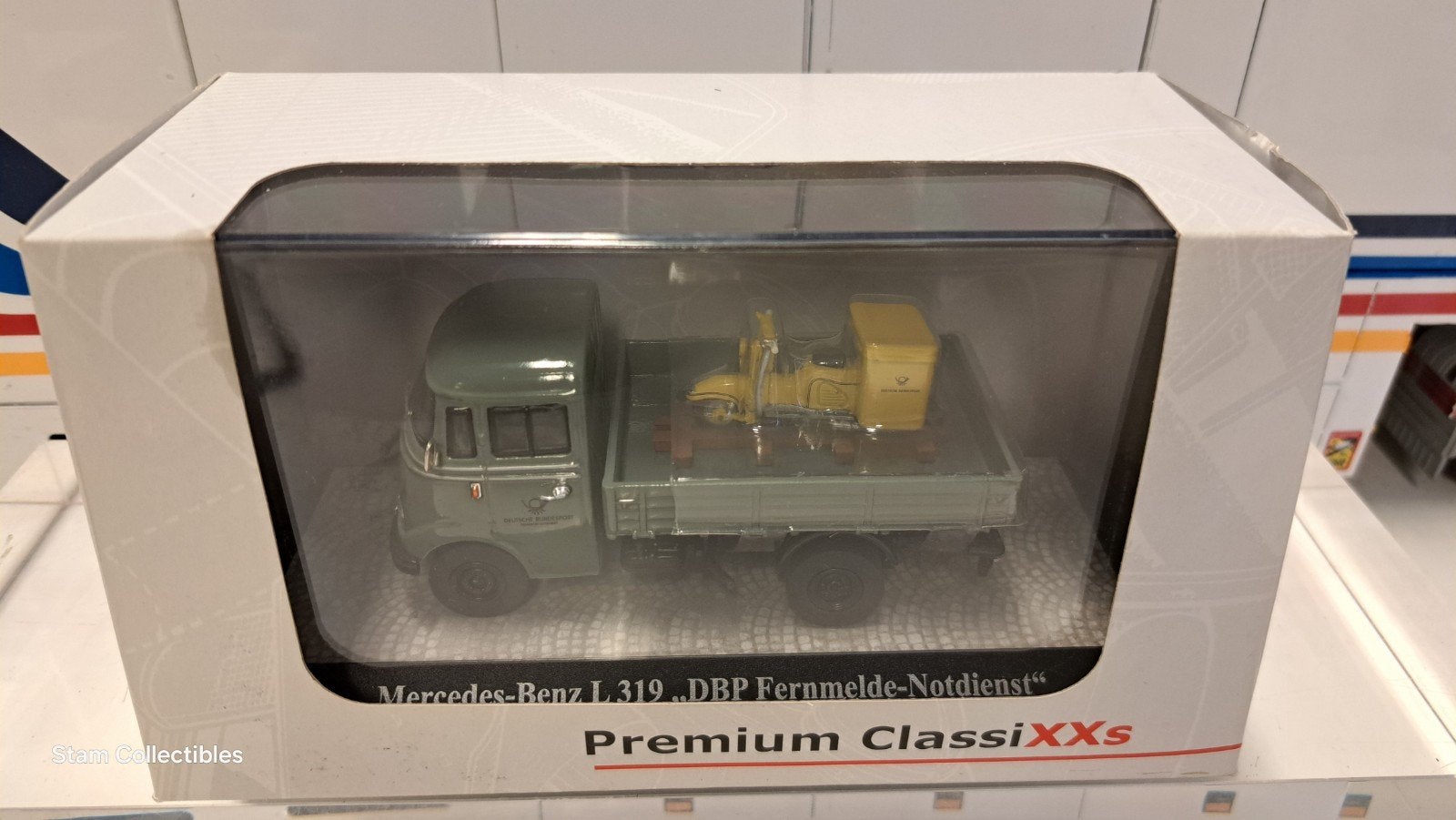 Premium Classixxs Mercedes-Benz L319 DBP Fernmelde Notdienst, Overige merken, Auto, Ophalen of Verzenden, Zo goed als nieuw