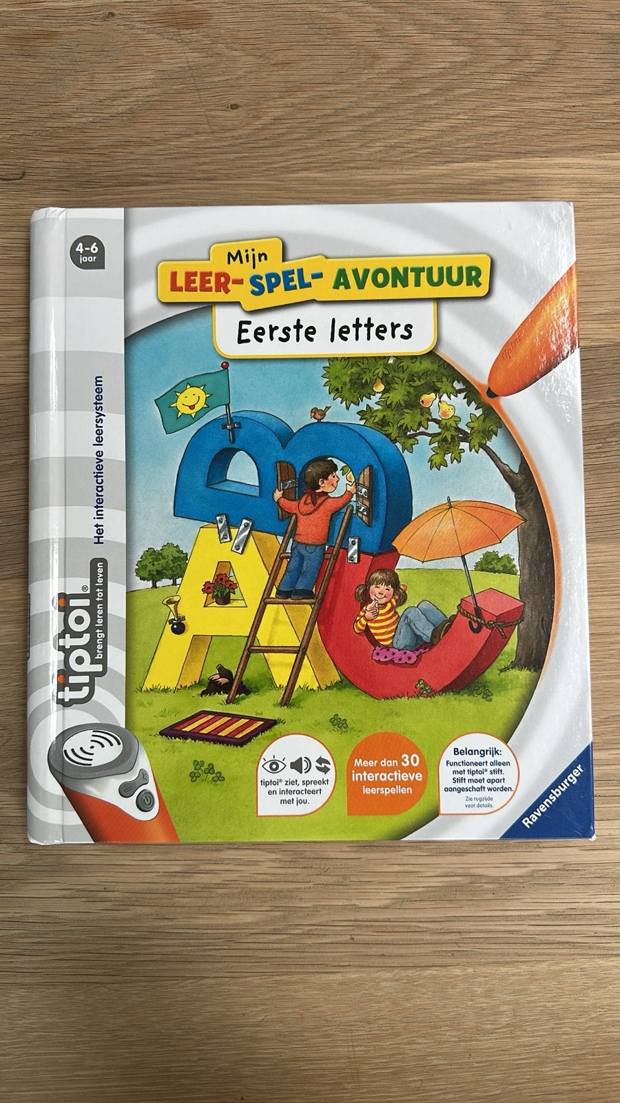 Tiptoi boek: Mijn leer-spel-avontuur - Eerste letters, Boeken, Ophalen of Verzenden, Zo goed als nieuw, 3 tot 4 jaar