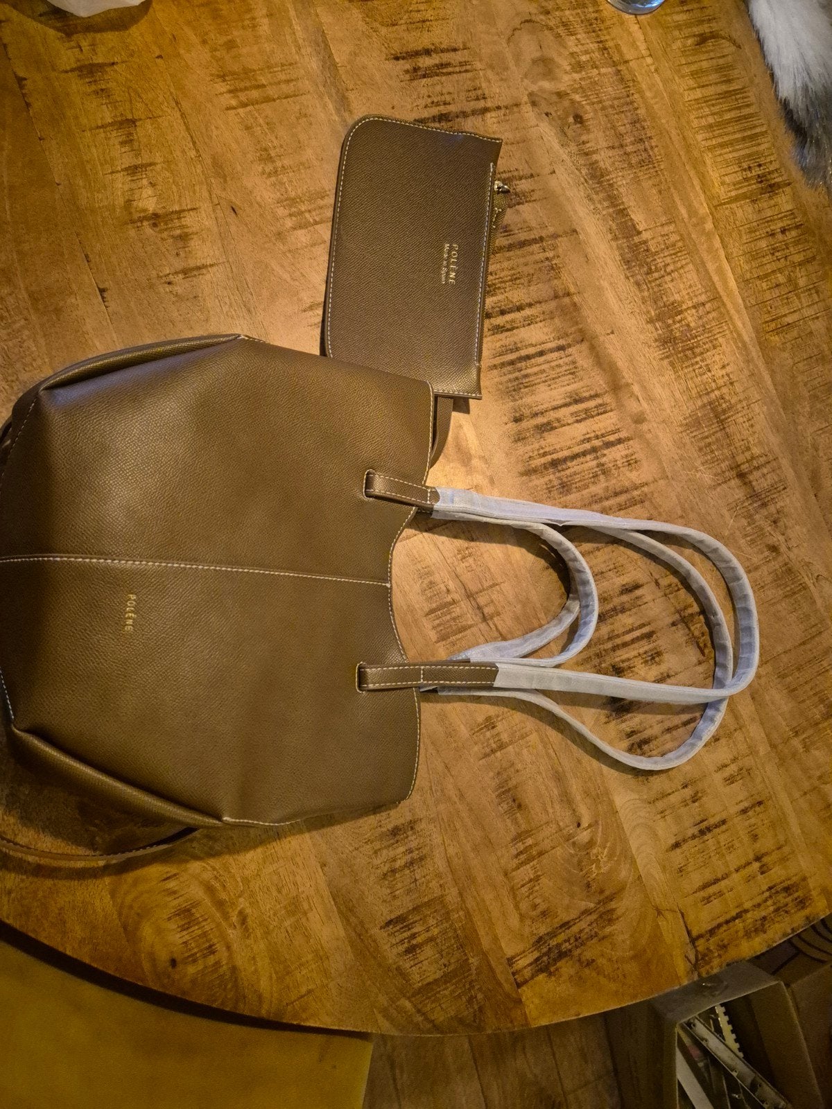 Polène Cyme Mini Tas - Camel - Splinternieuw, Ophalen of Verzenden, Nieuw, Bruin, Handtas