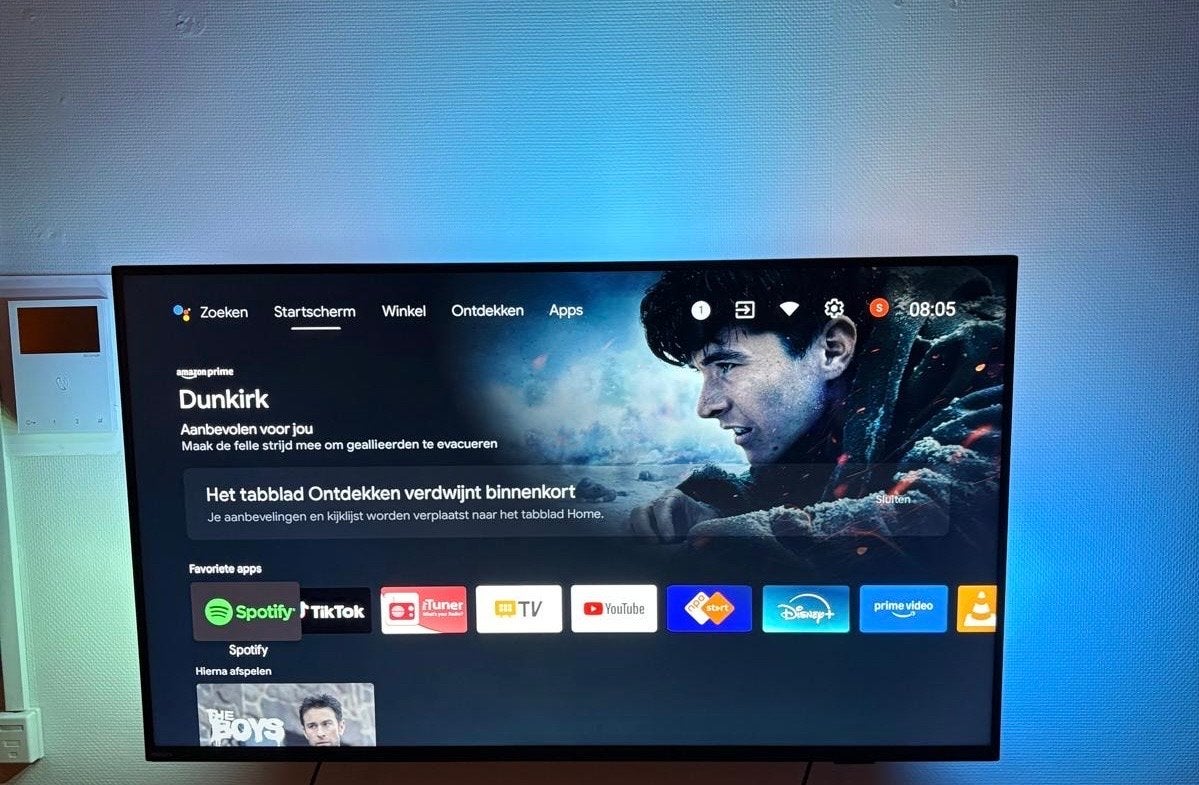 Philips 43PUS8007/12 Ambilight Smart TV - Perfecte Staat, Ophalen, Philips, 50 Hz, LCD