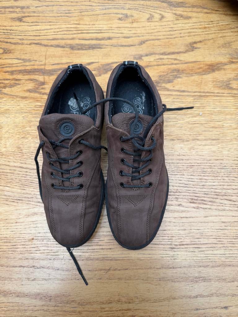 Ecco damesschoenen maat 39 - In prima staat, Ophalen of Verzenden, Zo goed als nieuw, Bruin, Schoenen met lage hakken