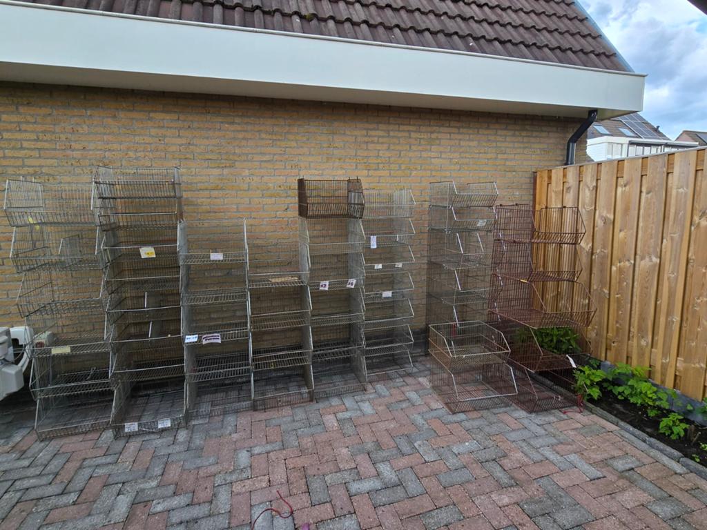 Gaas stapel bakken, Ophalen