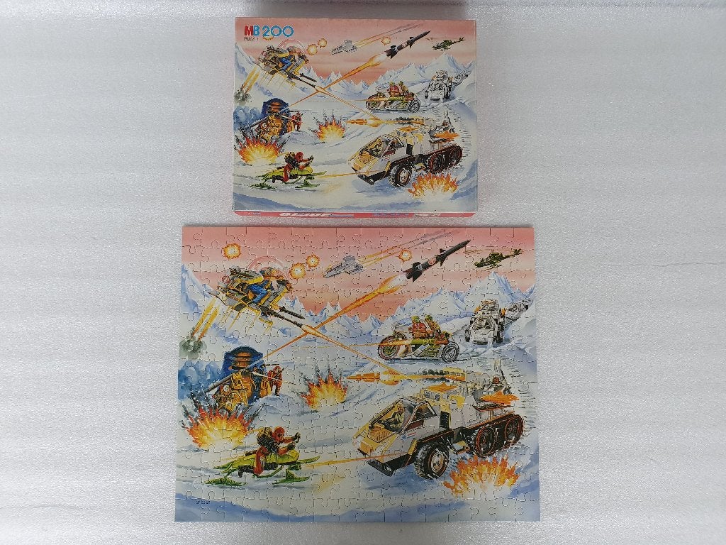 Puzzel GI Joe 3100.21 (MB, Hasbro, 1986), Ophalen of Verzenden, Meer dan 50 stukjes, Gebruikt