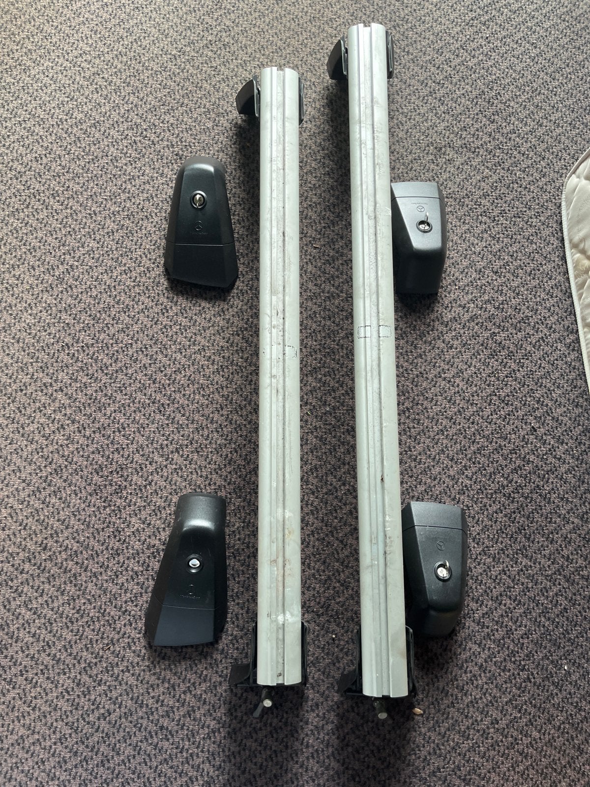 Mercedes-Benz dakdragers met slot B klasse 2005, Auto diversen, Ophalen, Gebruikt
