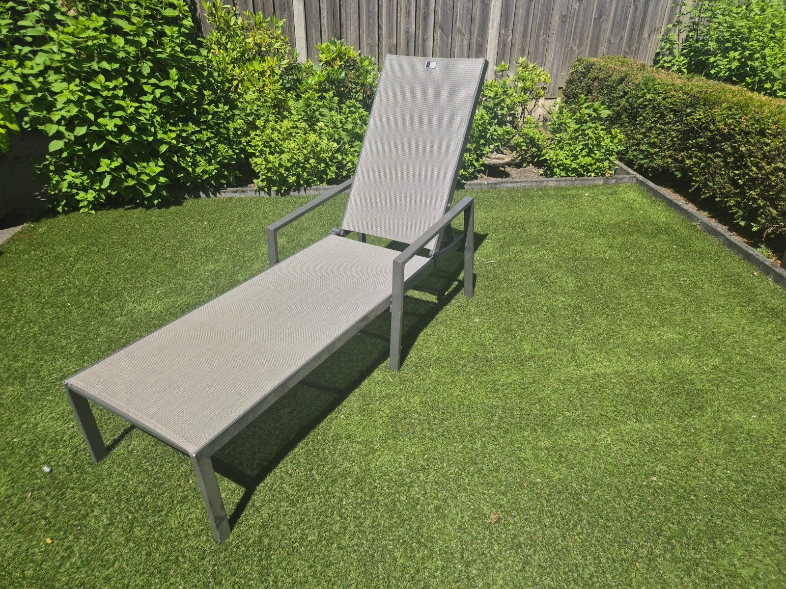 ZONNEBED Outdoor Stile., Tuin en Terras, Ligbedden, Ophalen, Aluminium, Verstelbaar