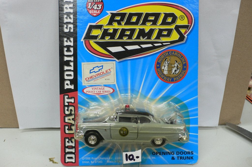 chevrolet bel air 1955 north carolina highway patrol 1/43, Hobby en Vrije tijd, Modelauto's | 1:43, Verzenden, Nieuw, Auto, Overige merken
