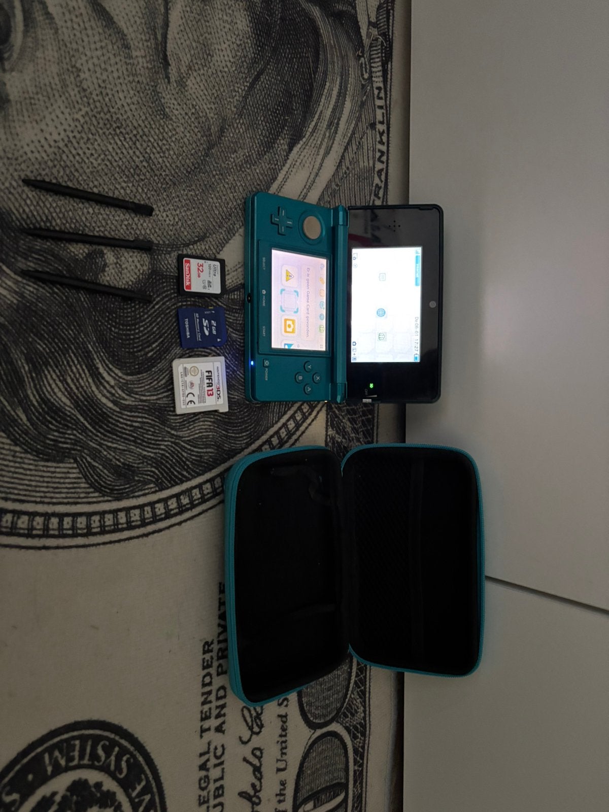 Nintendo 3ds, Spelcomputers en Games, Spelcomputers | Nintendo 2DS en 3DS, Met games, Blauw, Ophalen of Verzenden, 3DS
