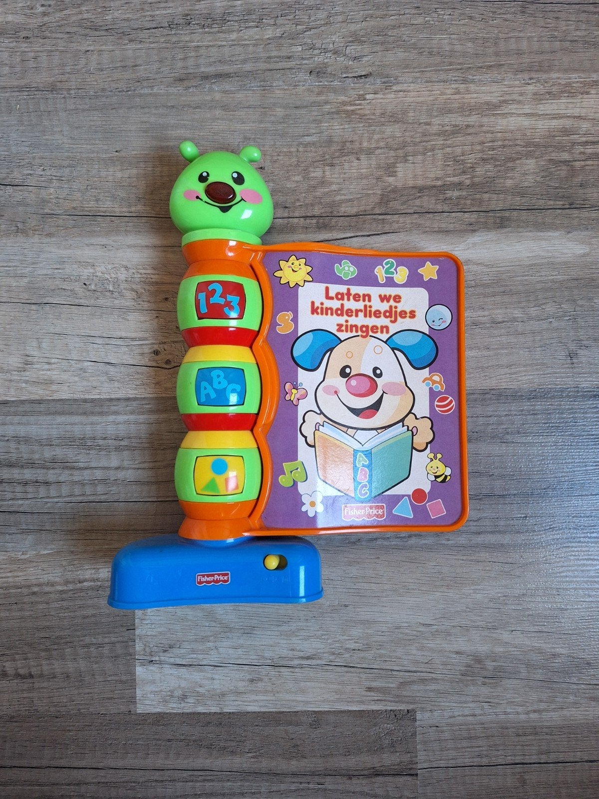 Fisher-Price Zingende Rups Boekje - Interactief Speelgoed, Ophalen, Zo goed als nieuw, Overige typen, Met licht