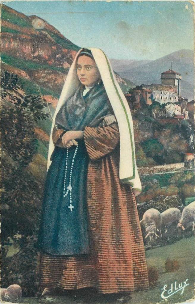 381-348-037 Lourdes Sainte Bernadette Soubirous, Verzamelen, Ansichtkaarten | Buitenland, Frankrijk, Voor 1920, Verzenden