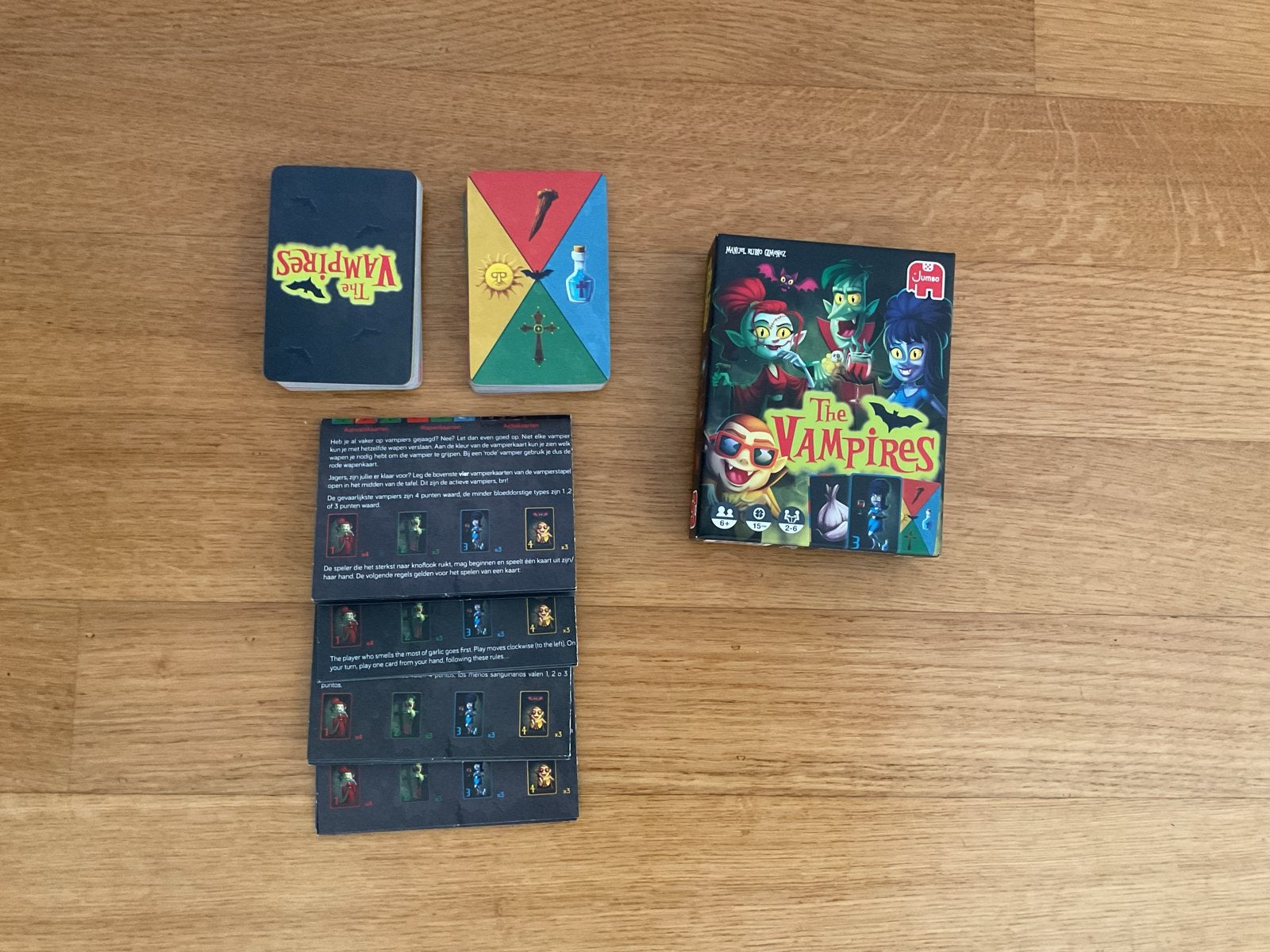 The Vampires Kaartspel - Jumbo, Een of twee spelers, Ophalen of Verzenden, Zo goed als nieuw