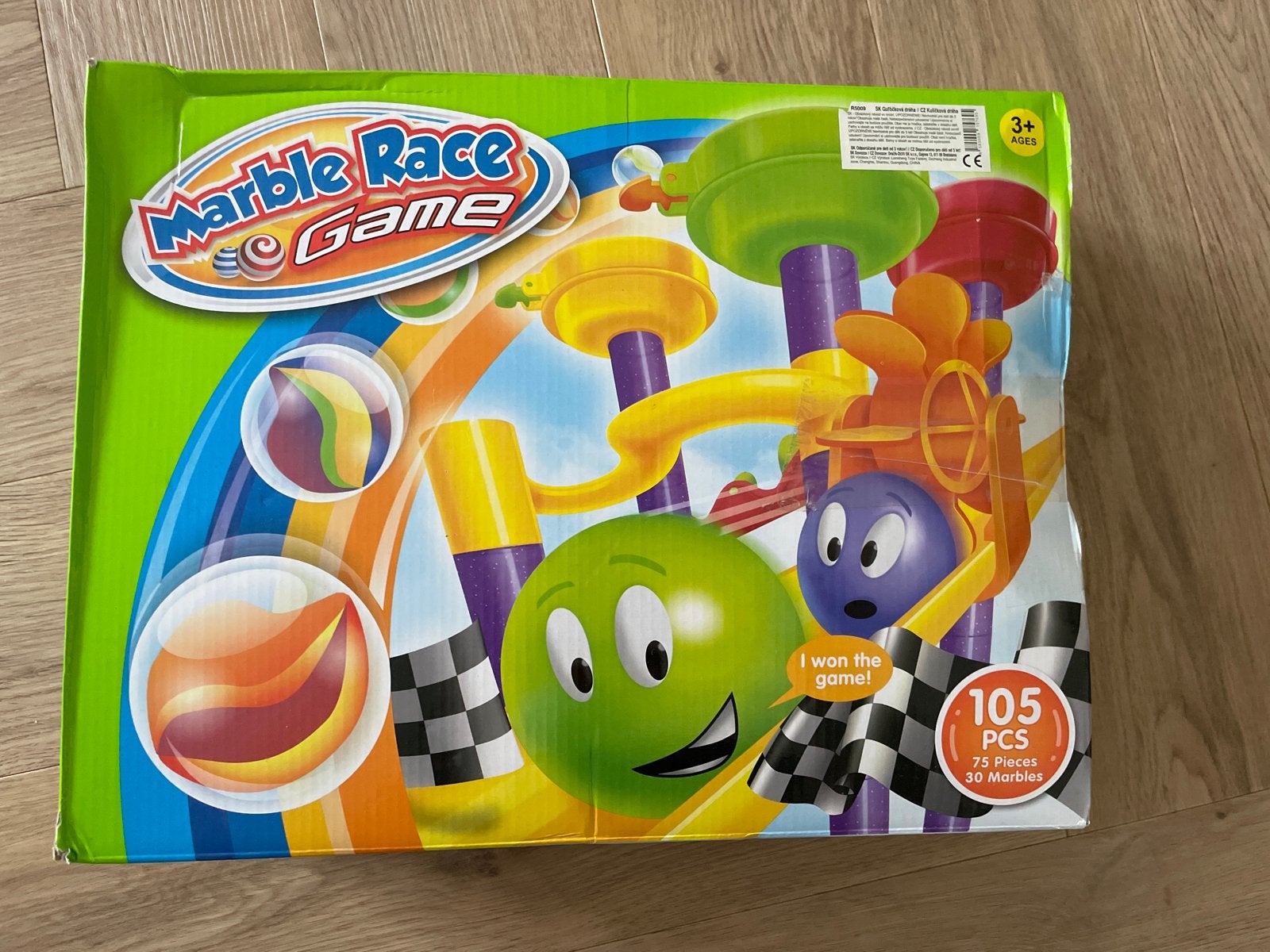 Marble Race Game knikkerbaan - 105 onderdelen, Ophalen of Verzenden, Zo goed als nieuw, Jongen of Meisje
