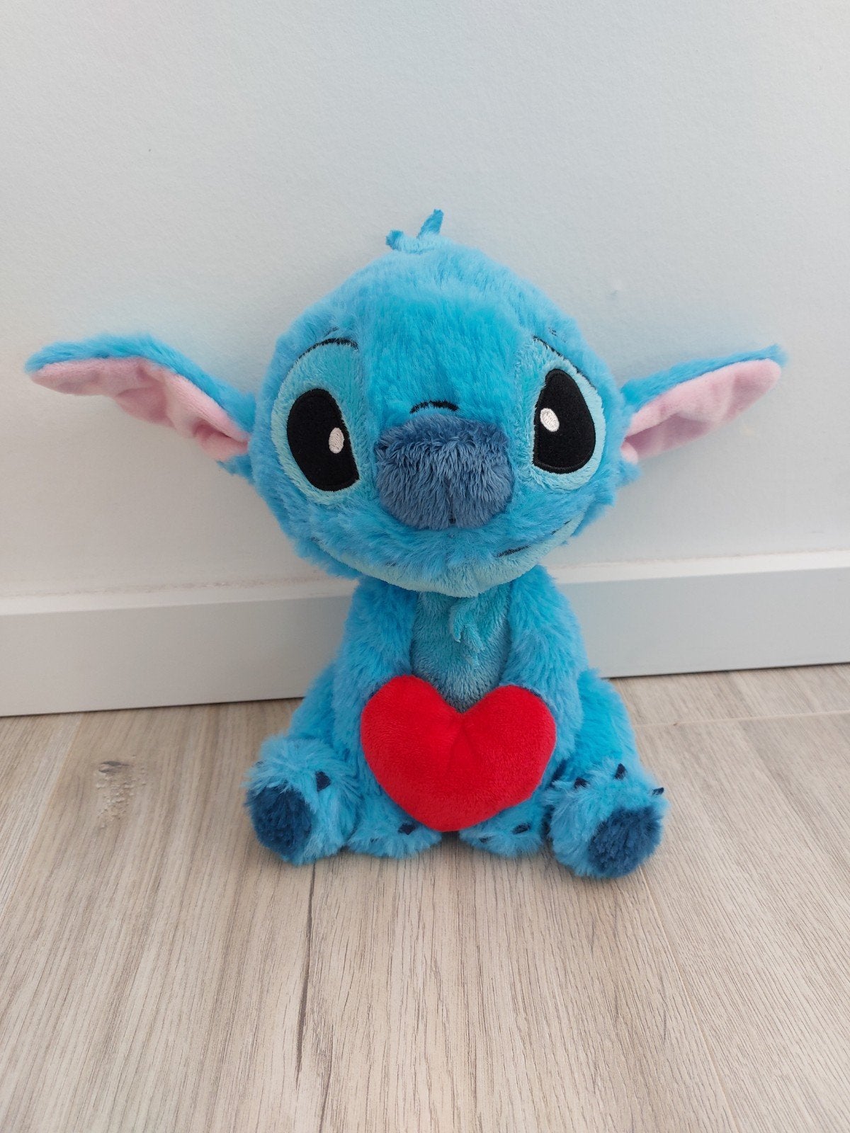 Knuffel Disney stitch monster hart L1402, Ophalen of Verzenden, Zo goed als nieuw, Overige typen