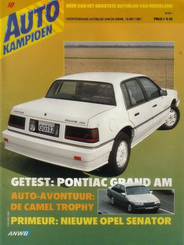 Autokampioen 10 1987 : Pontiac GrandAm - Mercedes Benz CE, Ophalen of Verzenden, Gelezen, Algemeen