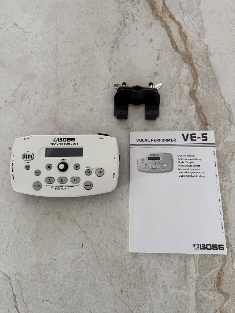 Vocal preformer BOSS VE-5, Muziek en Instrumenten, Effecten, Zo goed als nieuw, Chorus, Delay of Echo, Distortion, Overdrive of Fuzz