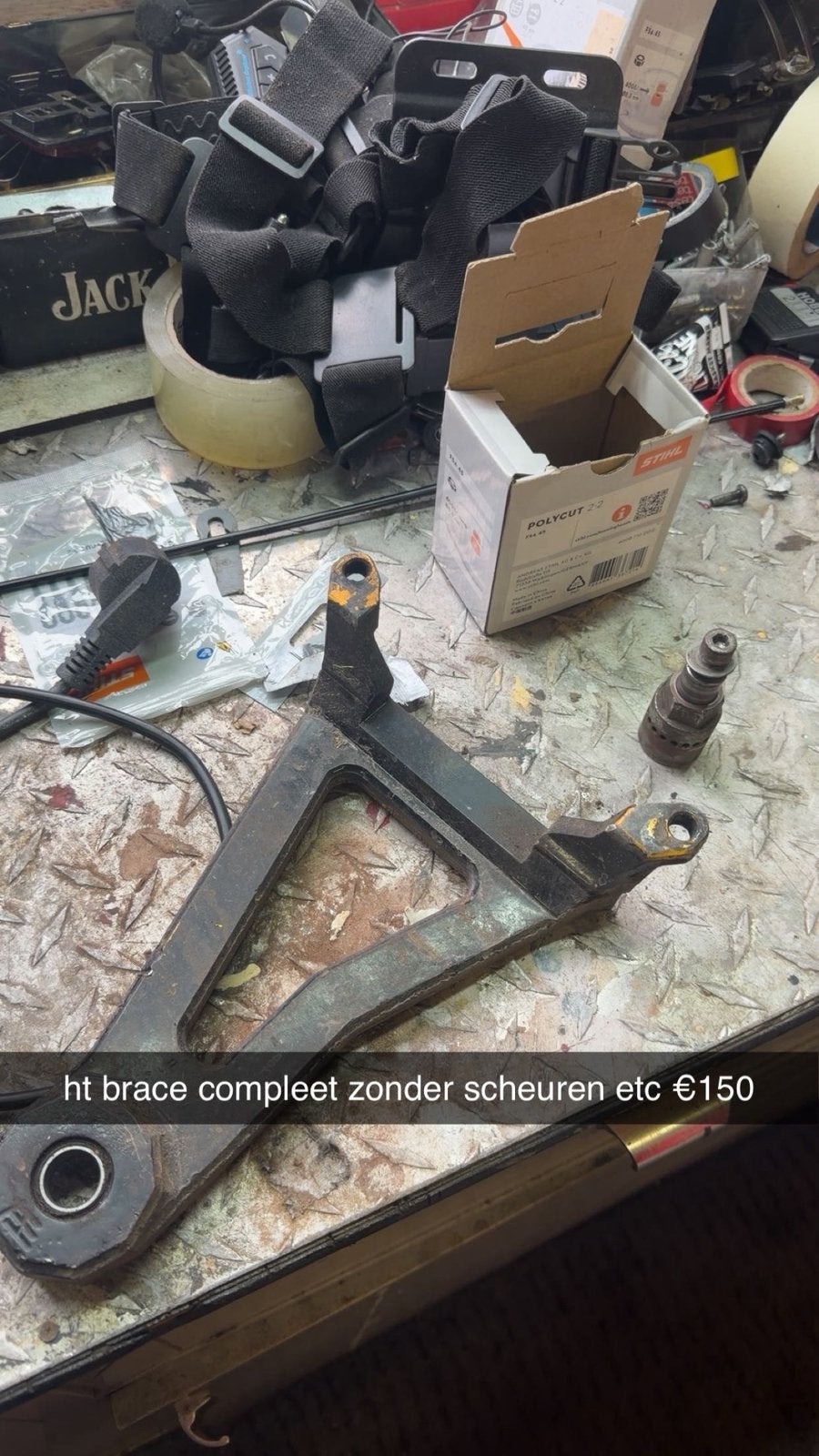 Piaggio Gilera HT Brace 125cc 180cc, Ophalen of Verzenden, Zo goed als nieuw, Uitlaat, Piaggio