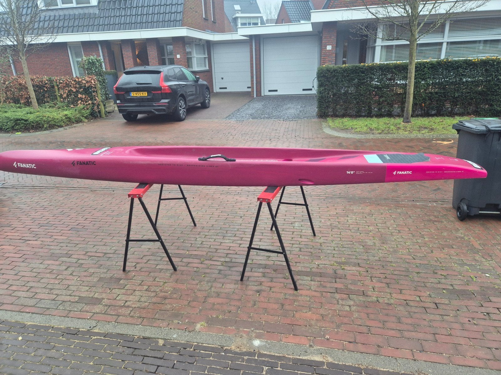 Fanatic Strike Carbon 14'0 x 20 - Carbon Race SUP, Ophalen, Gebruikt, SUP-boards