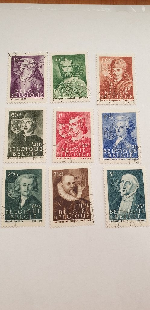 7127 belgie beroemde personen 1944, Verzenden