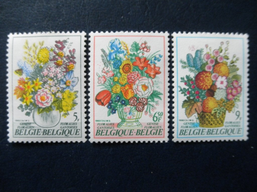 Postzegels België 1980 bloemen - cw. 1,20 (*)., Postzegels en Munten, Postzegels | Europa | België, Ophalen of Verzenden