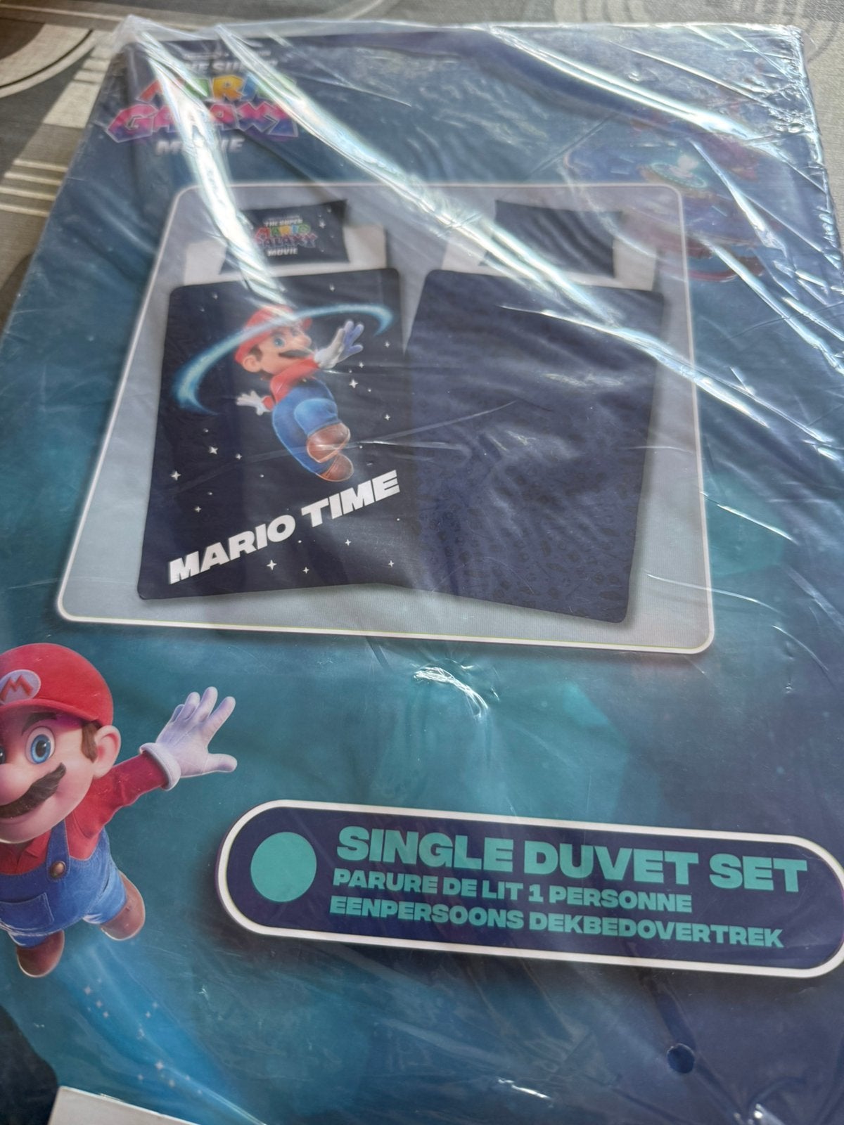 Nieuwe mario galaxy dekbedovertrek, Ophalen of Verzenden, Zo goed als nieuw, Tweepersoons, Dekbedovertrek