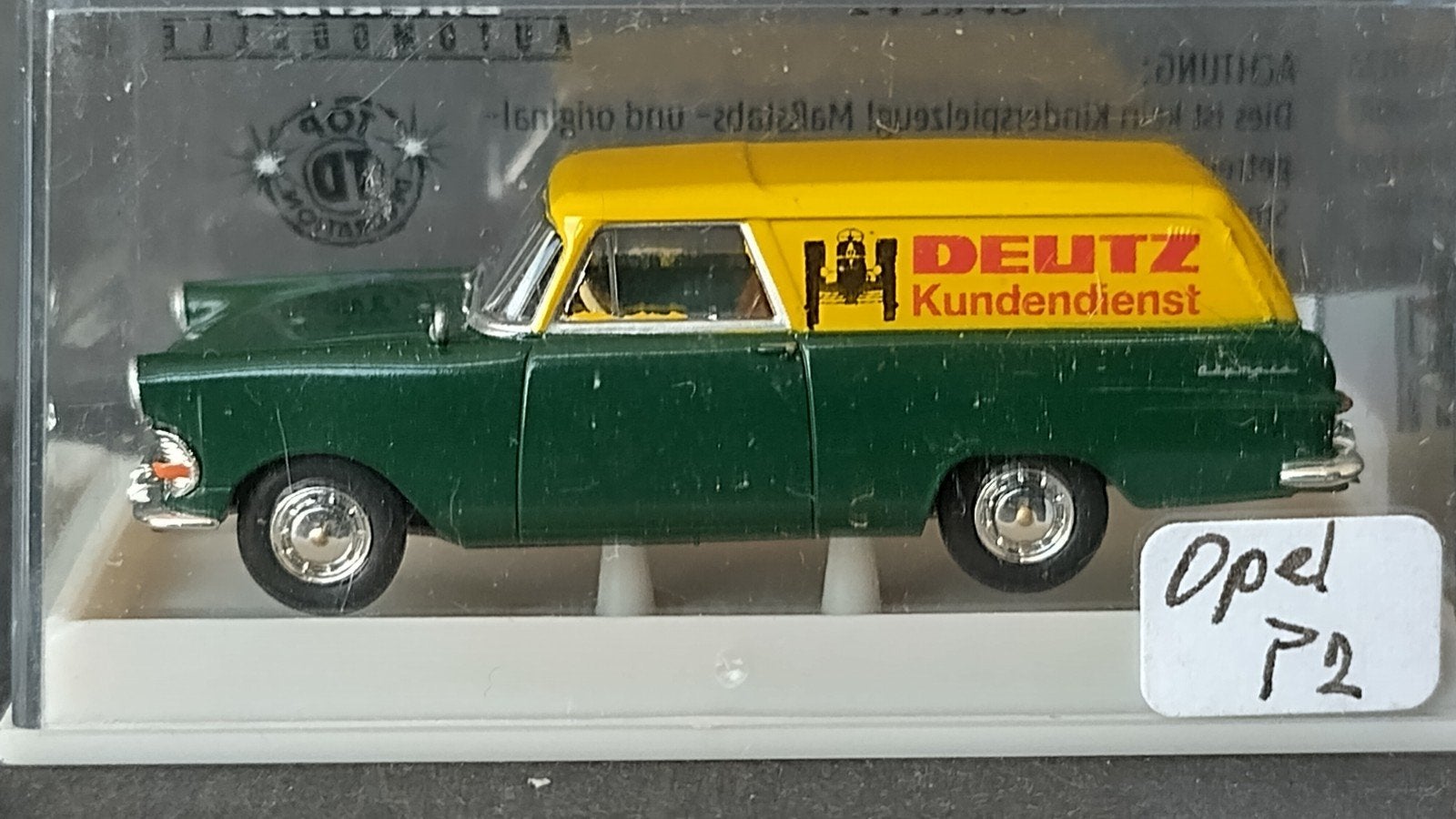 Opel Rekord P1 Deutz Kundendienst 1;87 Brekina Pol, Auto, ., Nieuw, Ophalen of Verzenden