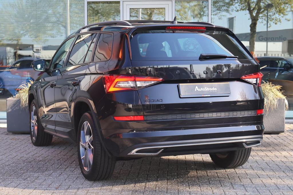 Skoda Kodiaq 1.5 TSI SportLine ACT 150pk DSG I Pano I Navi I, 4 cilinders, 1481 kg, Zwart, Bedrijf