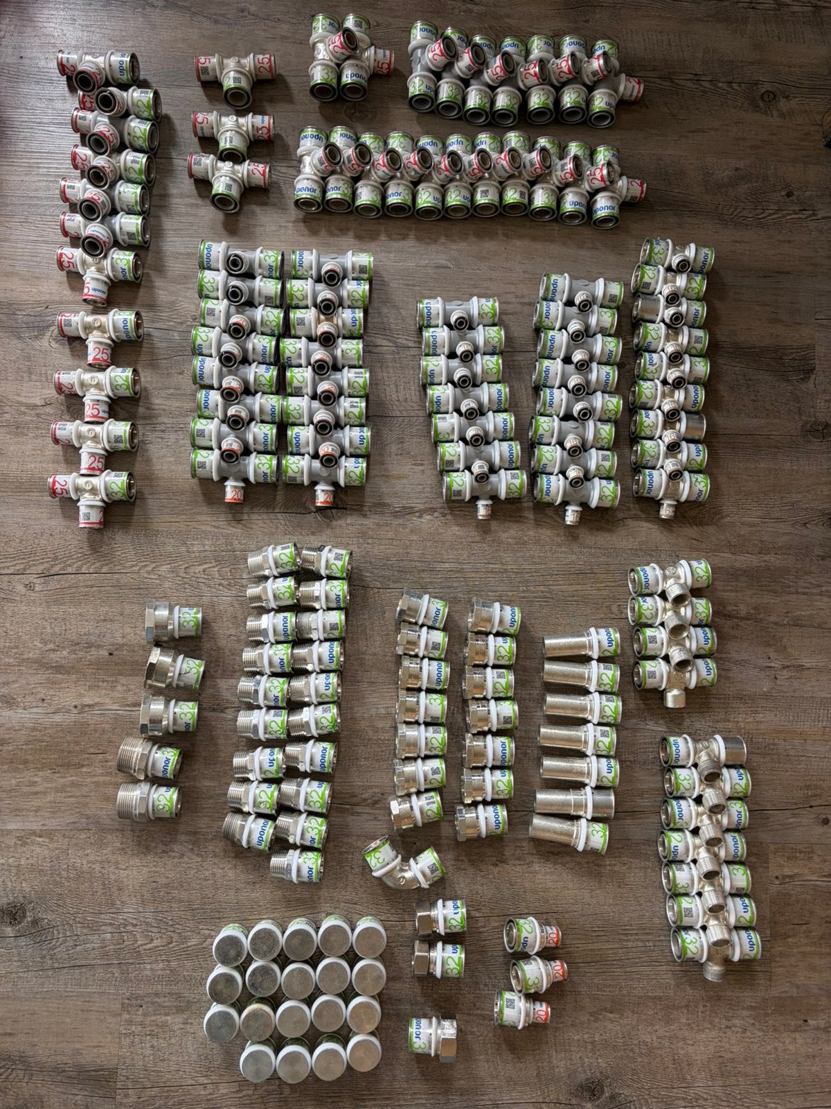 Uponor koppelingen, Overige materialen, Overige typen, Nieuw, Minder dan 2 meter
