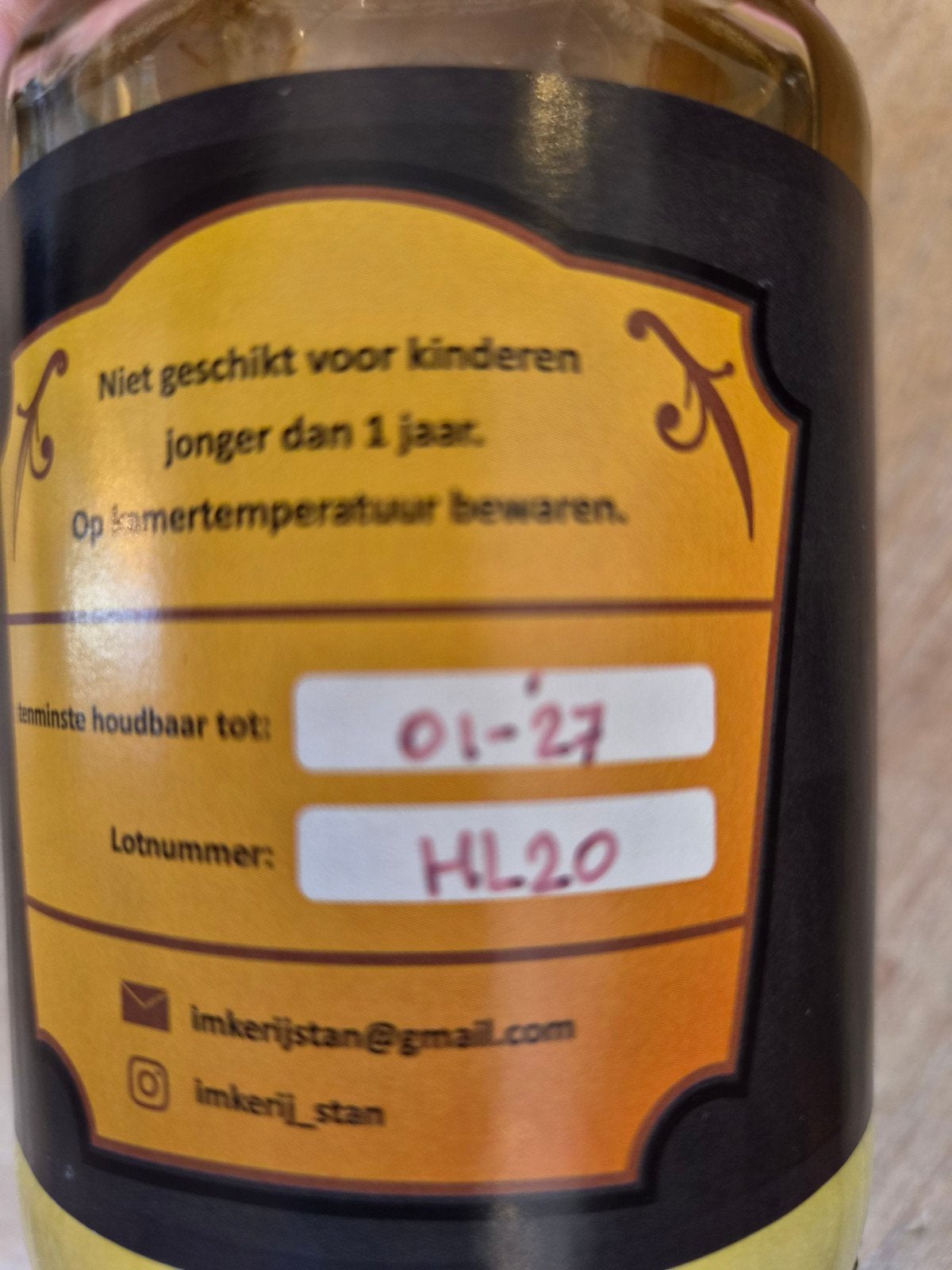 Honing imkerij Stan, Diversen, Ophalen