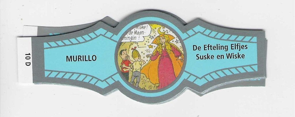 reeks 2666    suske en wiske 1-10 sigarenbanden, Ophalen of Verzenden, Zo goed als nieuw, Sigarenbandjes