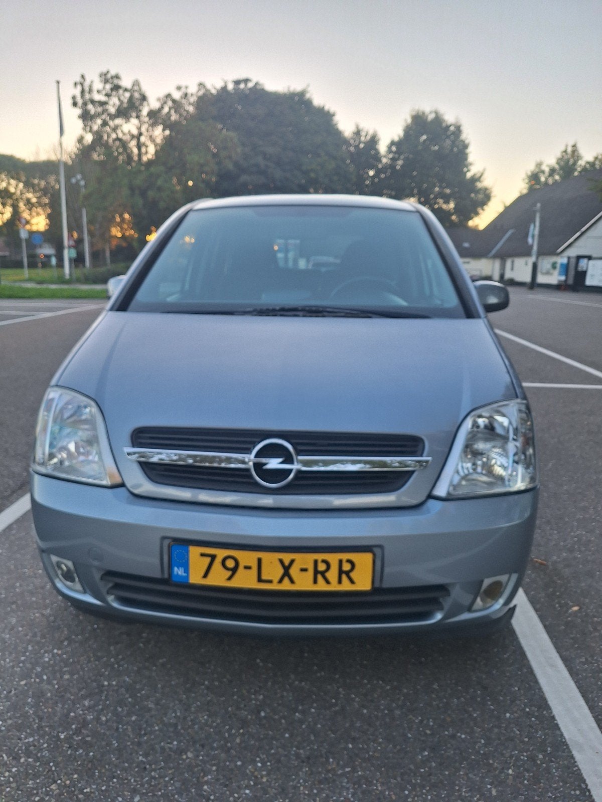 Opel Meriva 1.6 16V 2003 Grijs, Auto's, Euro 5, Stof, Zwart, 4 cilinders