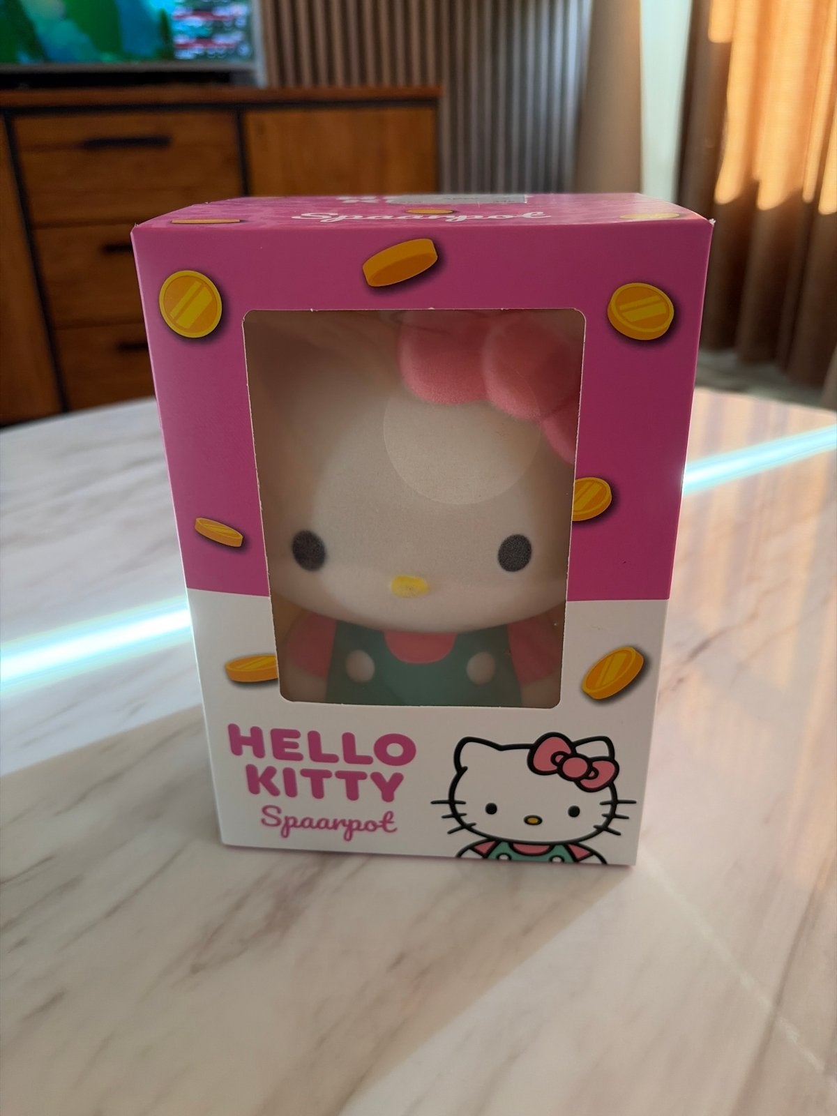 Nieuwe Hello Kitty Spaarpot - Leuk Cadeau!, Ophalen of Verzenden, Nieuw, Kunststof, Strip- of Tekenfilmfiguur