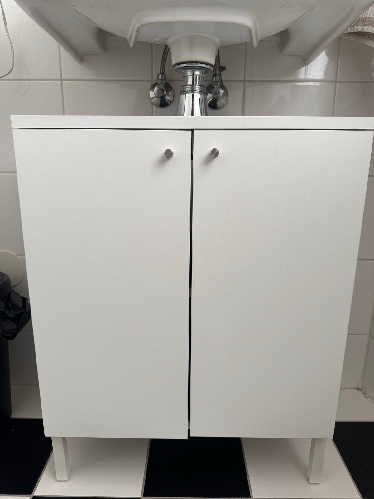 Nysjön wastafelonderkast met 2 deuren wit 50x60cm, Ophalen, Gebruikt, 50 tot 100 cm, Minder dan 100 cm