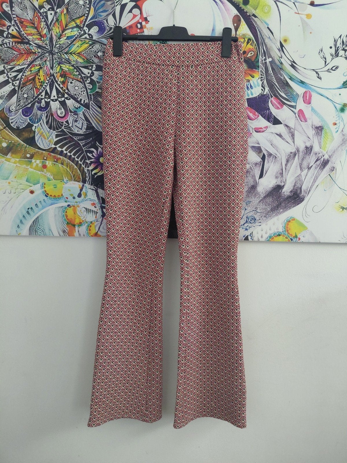 Prachtige Cotton Club flared broek - Maat M, Maat 38/40 (M), Overige kleuren, Ophalen of Verzenden, Zo goed als nieuw