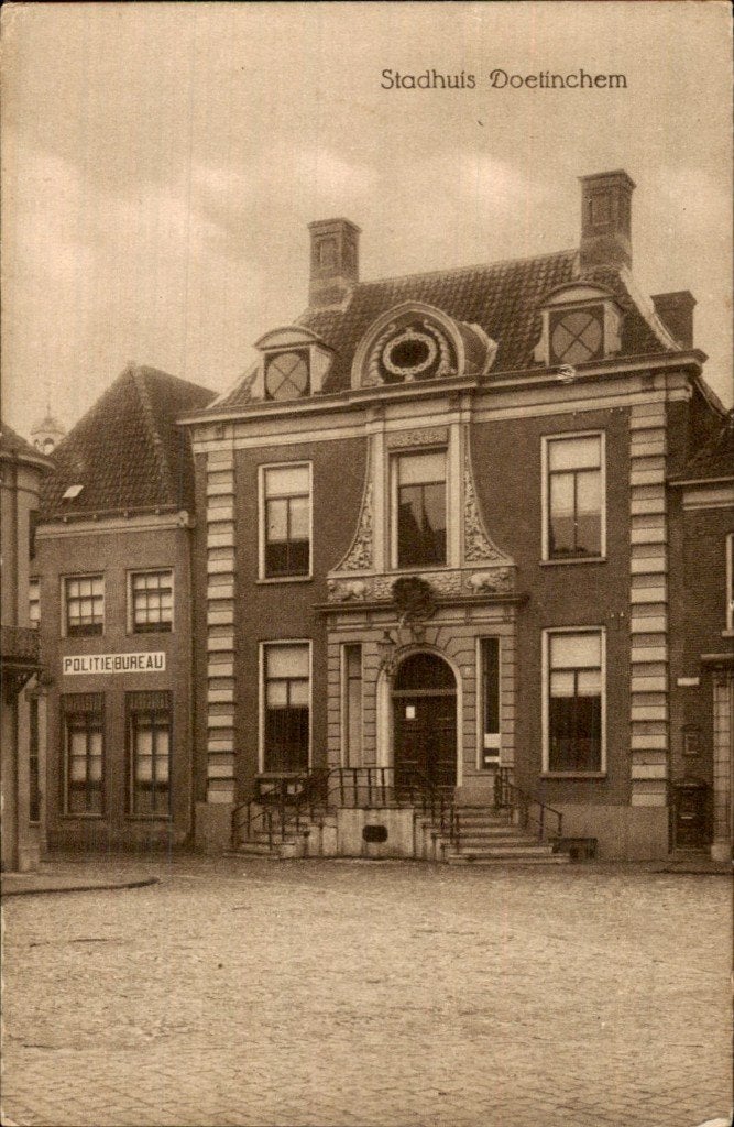 Doetinchem - Stadhuis - Entree, Ophalen of Verzenden, Voor 1920, Ongelopen, Gelderland