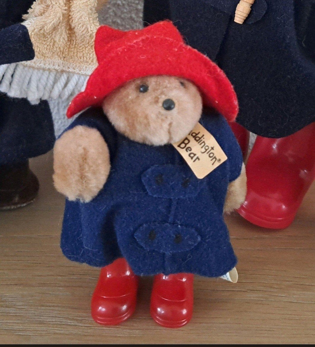 Vintage Paddington Beer Knuffel Klein formaat lengte 12cm, Ophalen of Verzenden, Gebruikt, Stoffen beer, Overige merken