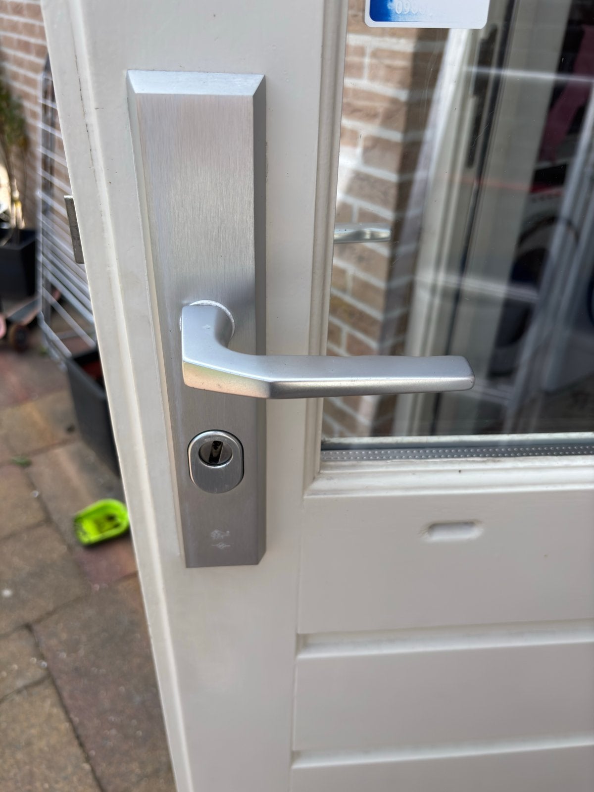 Veiligheids beslag voor Buitendeur, Doe-het-zelf en Verbouw, Ophalen of Verzenden, Gebruikt, Overige materialen, Klink of Kruk